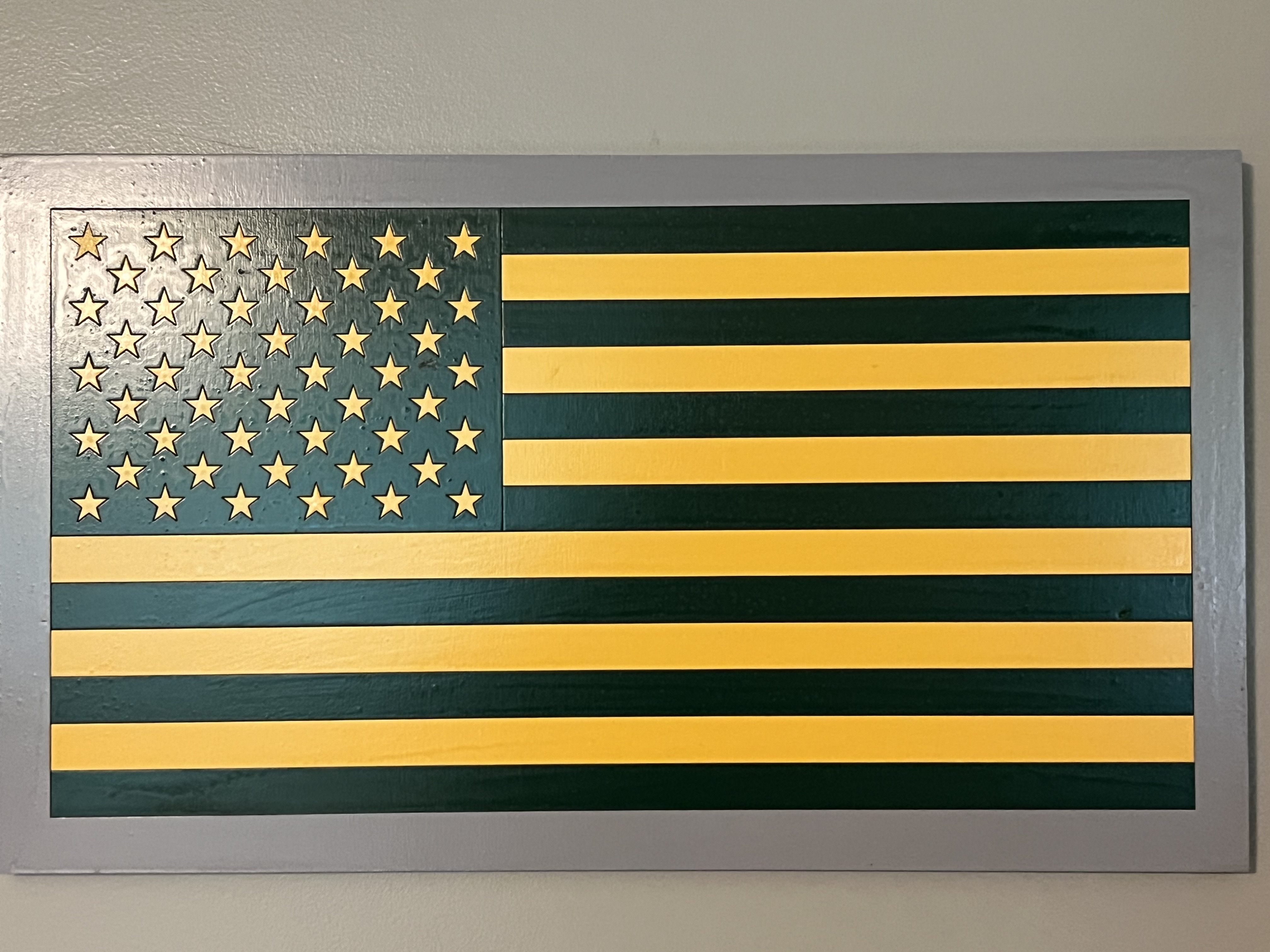 Green & Gold Flag